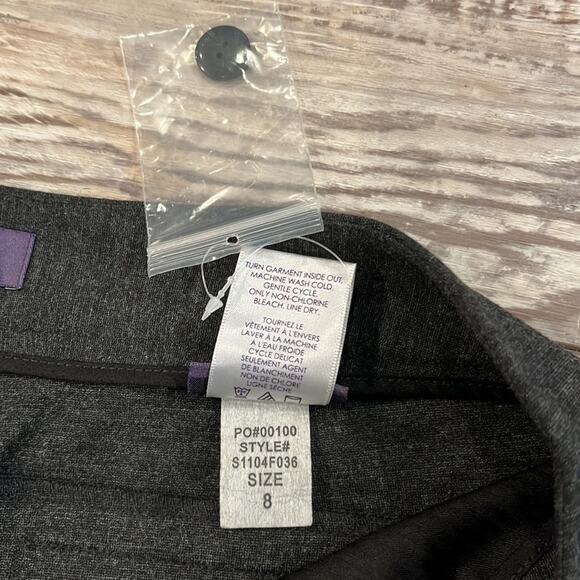 NWT NYDJ Lift Tuck Tech Grey Ponte Knit Bootcut Trousers Size 8 - Picture 11 of 11